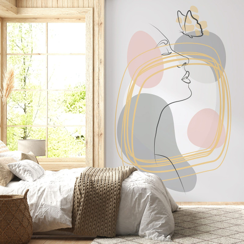 Papier peint panoramique - Femme Boho