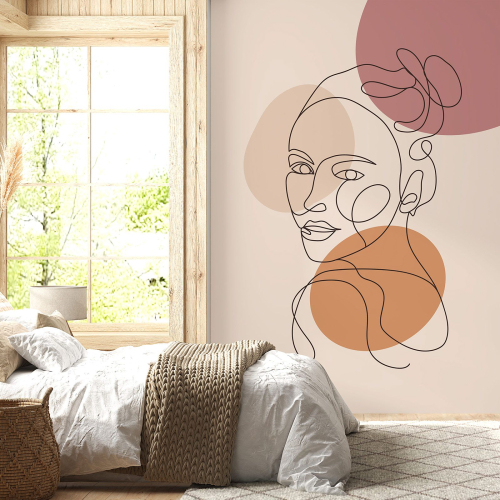 Papier peint panoramique - Femme Boho