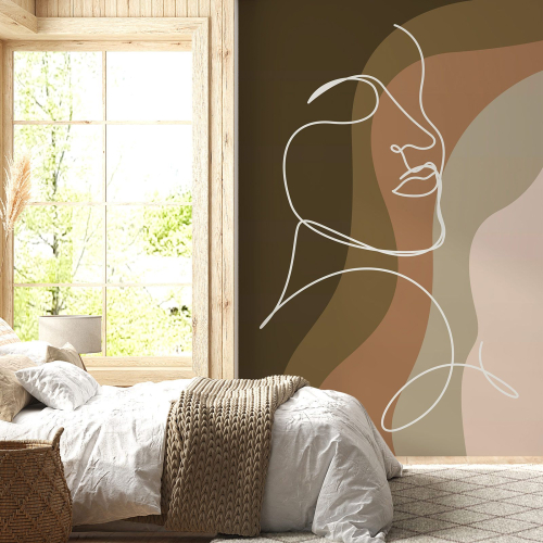 Papier peint panoramique - Femme Boho