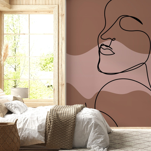 Papier peint panoramique - Femme Boho