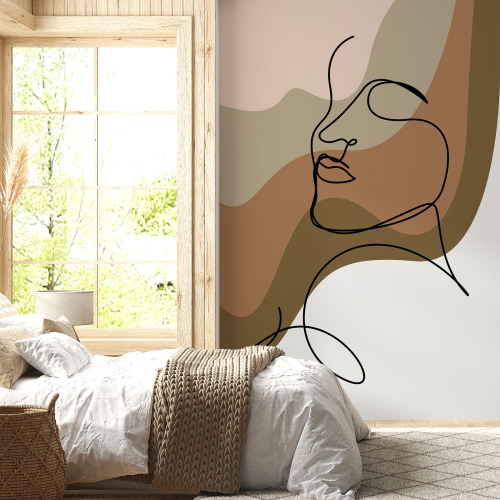 Papier peint panoramique - Femme Boho
