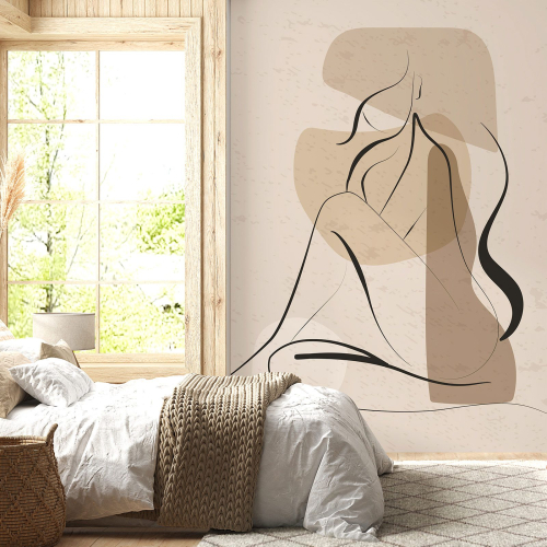 Papier peint panoramique - Femme Boho