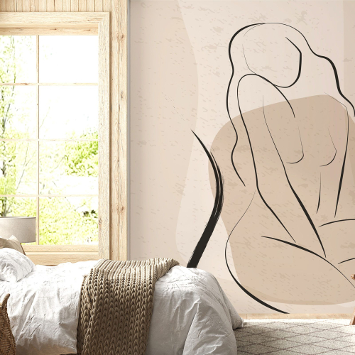 Papier peint panoramique - Femme Boho