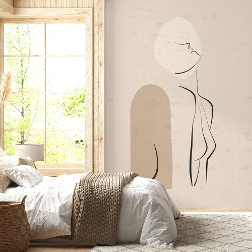 Papier peint panoramique - Femme Boho