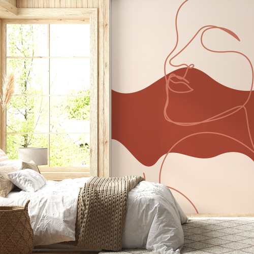 Papier peint panoramique - Femme Boho