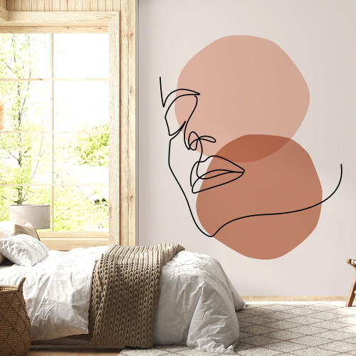 Papier peint panoramique - Femme Boho