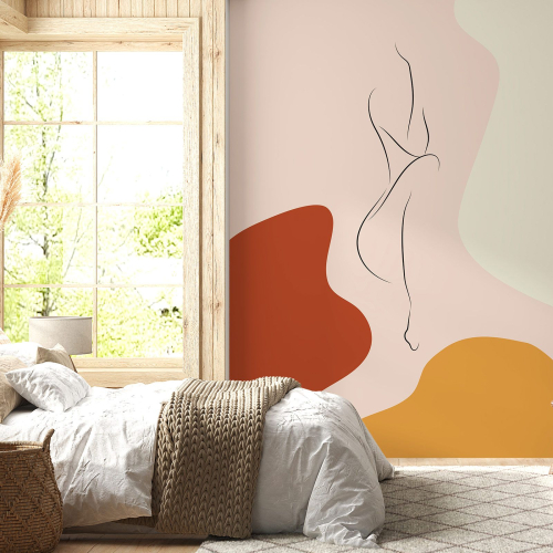 Papier peint panoramique - Femme Boho