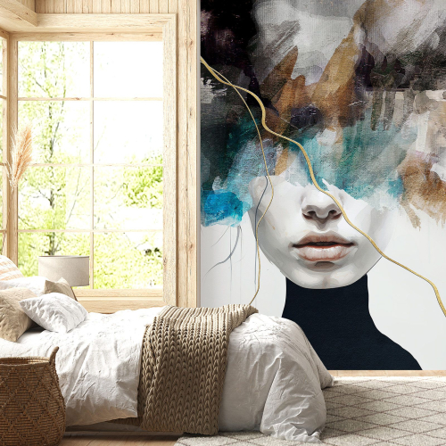 Papier peint panoramique - Femme Design