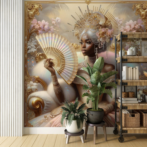 Papier peint panoramique - Femme Design 3D