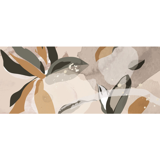 Papier peint panoramique - Feuilles Design