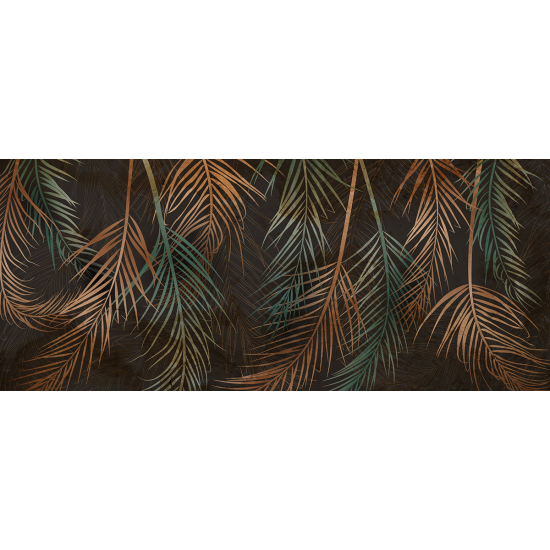 Papier peint panoramique - Feuilles tropicales