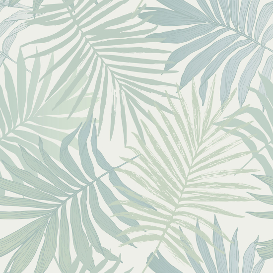 Papier peint panoramique - Feuilles tropicales