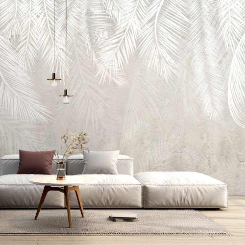 Papier peint panoramique - Feuilles tropicales