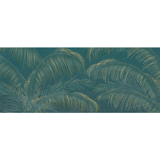 Papier peint panoramique - Feuilles tropicales