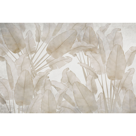 Papier peint panoramique - Feuilles tropicales