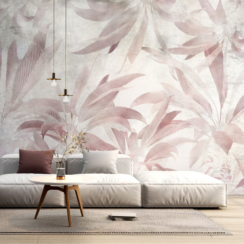 Papier peint panoramique - Feuilles tropicales