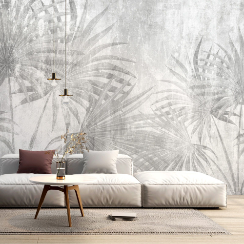 Papier peint panoramique - Feuilles tropicales