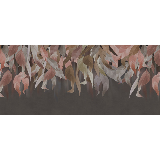 Papier peint panoramique - Feuilles tropicales