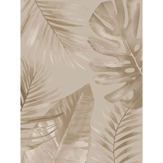Papier peint panoramique - Feuilles tropicales