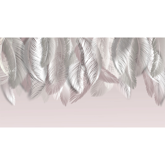 Papier peint panoramique - Feuilles tropicales