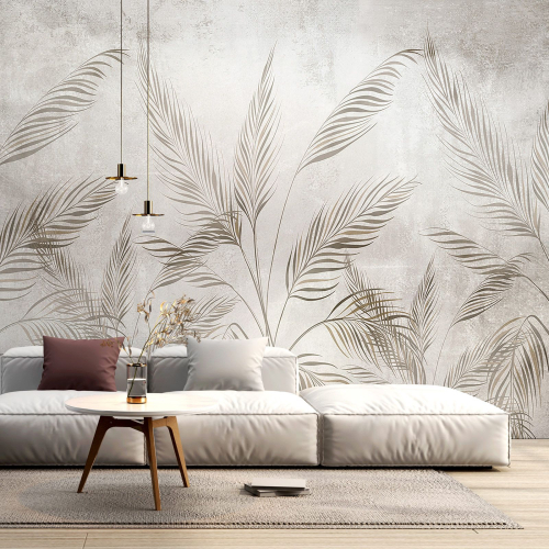 Papier peint panoramique -  Feuilles tropicales