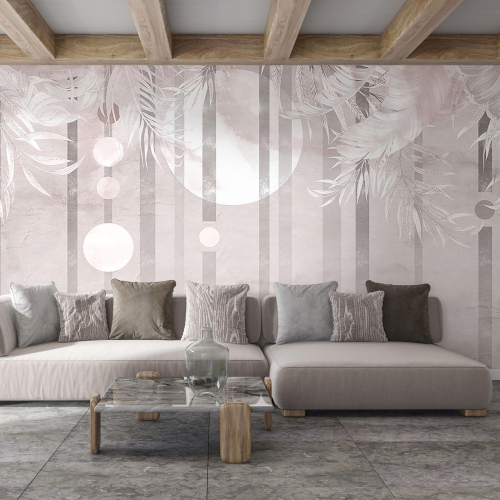 Papier peint panoramique - Feuilles Tropicales