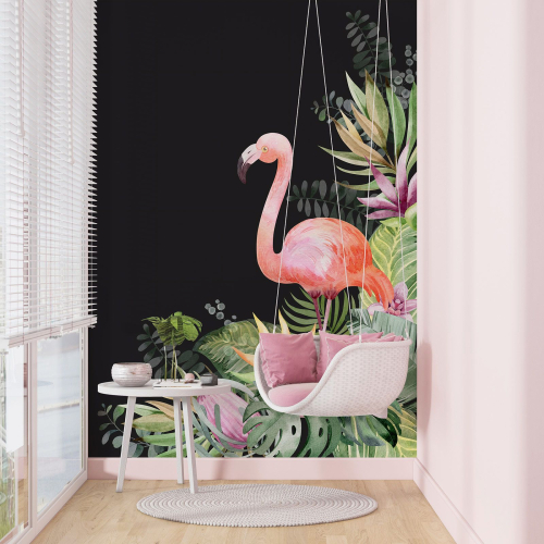 Papier peint panoramique - Flamant rose
