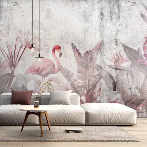 Papier peint panoramique - Flamant Rose