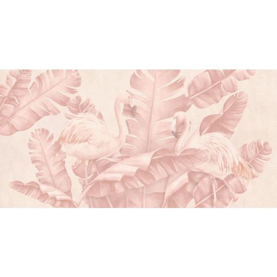 Papier peint panoramique - Flamants roses