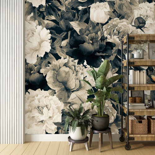 Papier peint panoramique - Fleurs