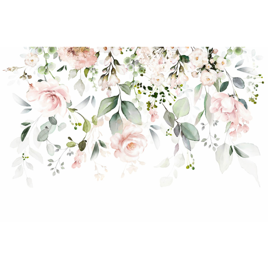 Papier peint panoramique - Fleurs