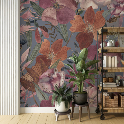 Papier peint panoramique - Fleurs