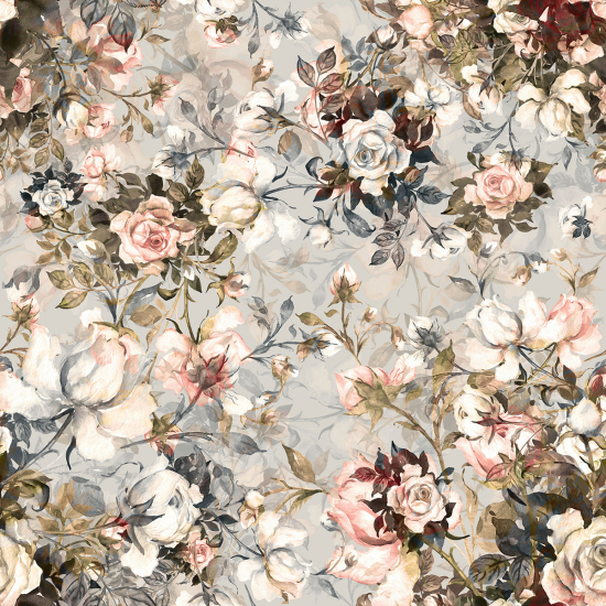 Papier peint panoramique - Fleurs