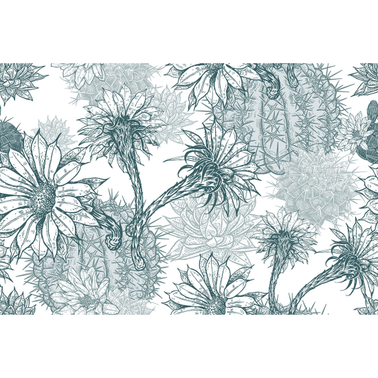 Papier peint panoramique - Fleurs