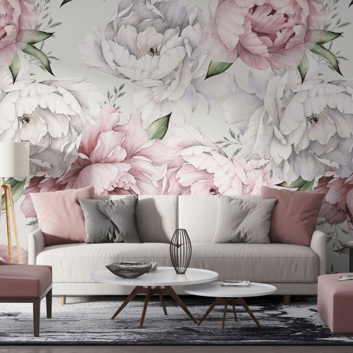 Papier peint panoramique - Fleurs