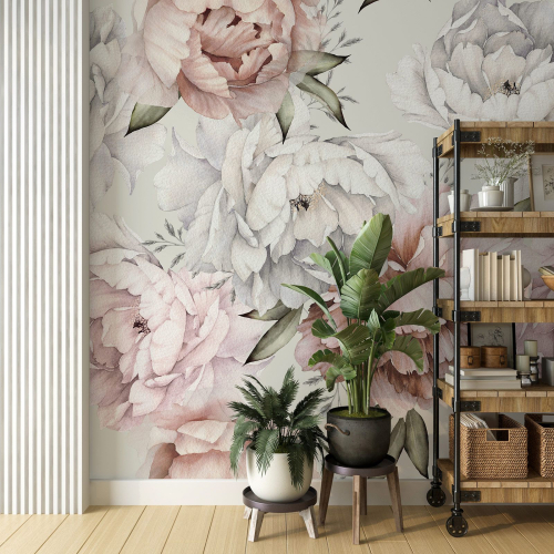Papier peint panoramique - Fleurs