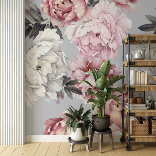 Papier peint panoramique - Fleurs
