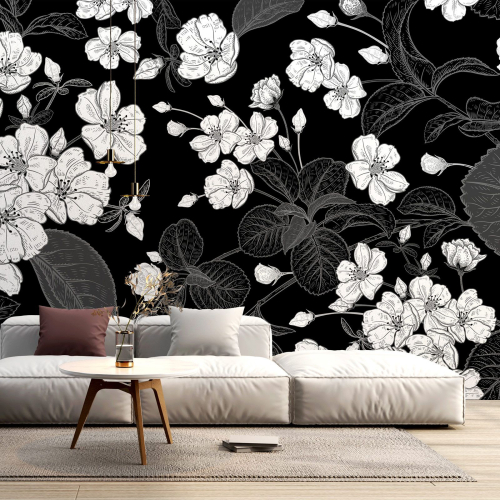 Papier peint panoramique - Fleurs