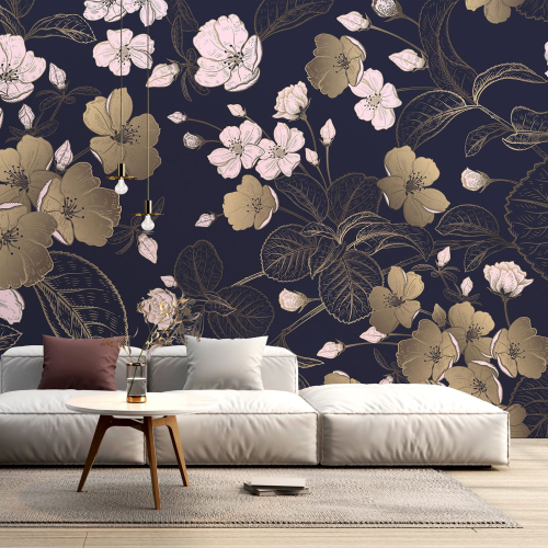 Papier peint panoramique - Fleurs