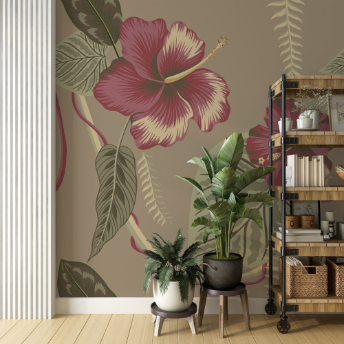 Papier peint panoramique - Fleurs