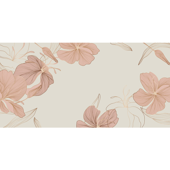 Papier peint panoramique - Fleurs