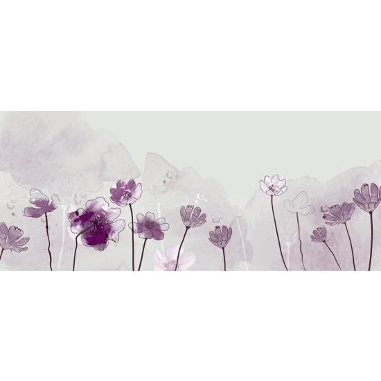 Papier peint panoramique - Fleurs