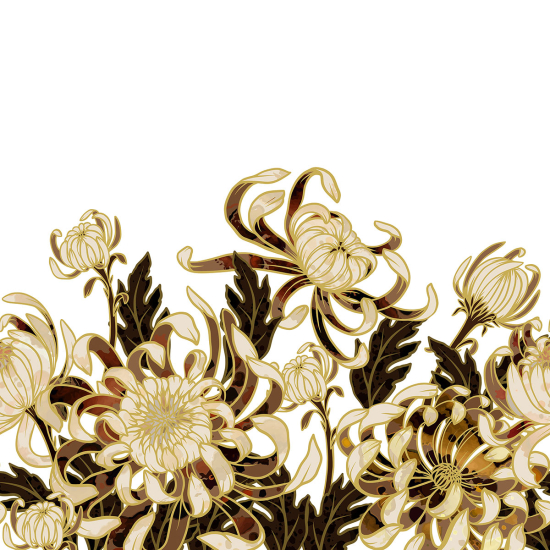 Papier peint panoramique - Fleurs