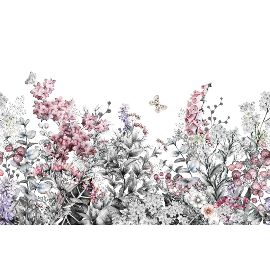 Papier peint panoramique - Fleurs