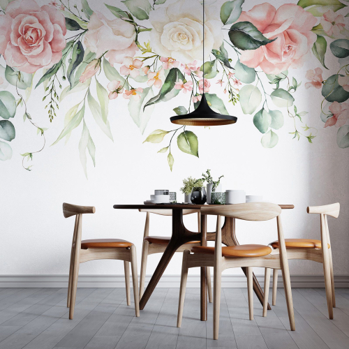 Papier peint panoramique - Fleurs