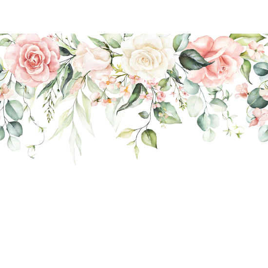 Papier peint panoramique - Fleurs