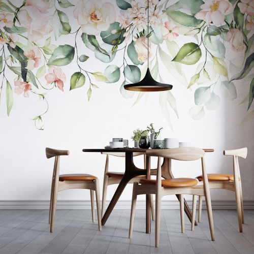 Papier peint panoramique - Fleurs