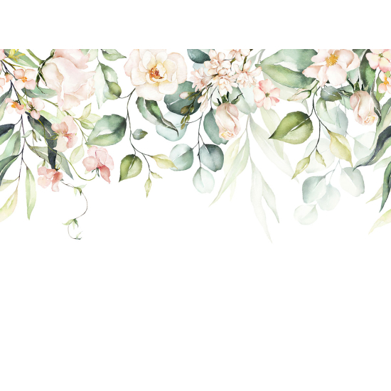 Papier peint panoramique - Fleurs