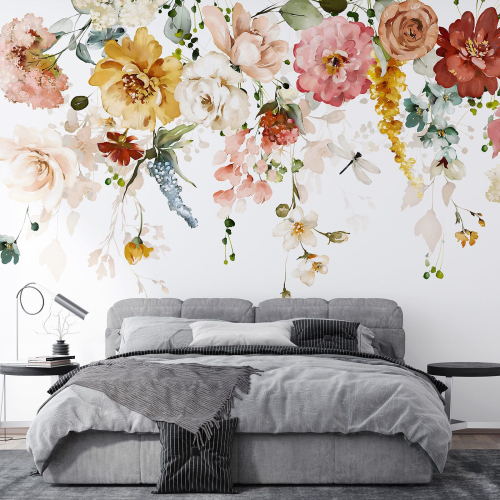 Papier peint panoramique - Fleurs