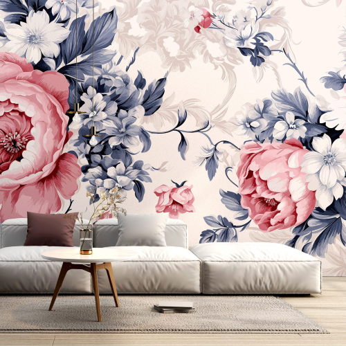 Papier peint panoramique - Fleurs